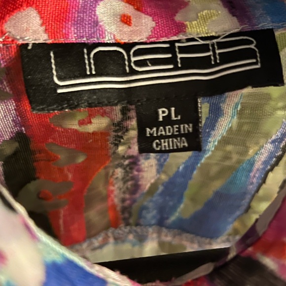 Linear Petite Large multi-color lightweight shirt - Picture 6 of 8